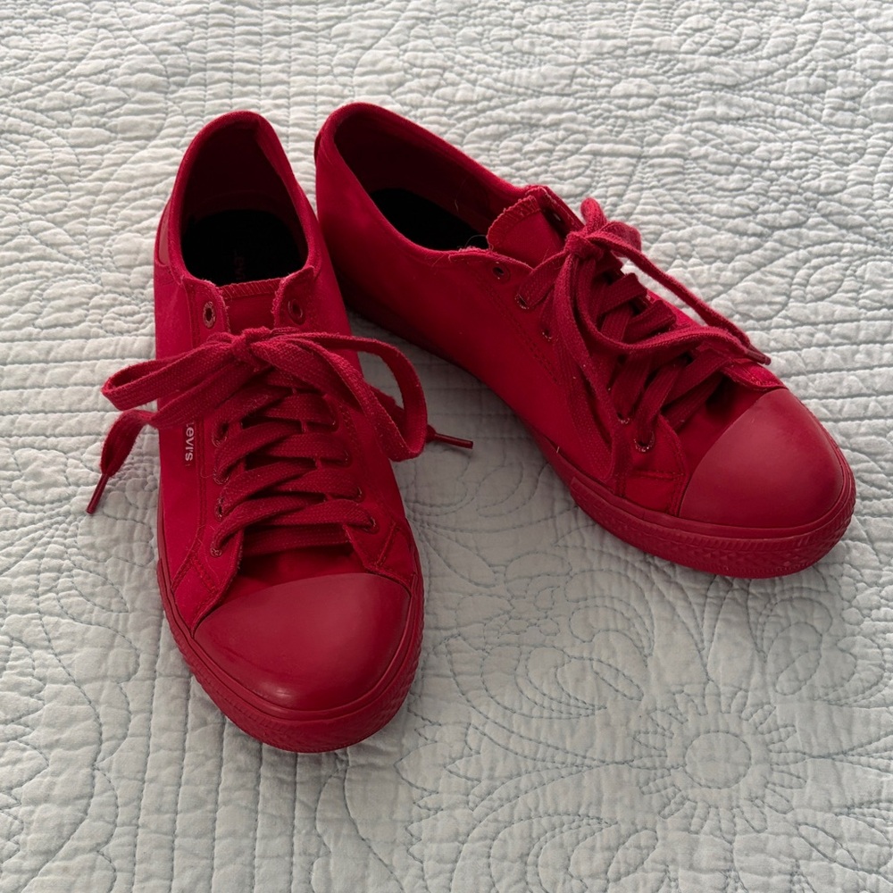 Levi's Bold Red Women's Sneakers